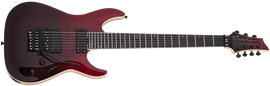 Schecter DIAMOND SERIES SLS Elite C-7FR Blood Burst 7-String Electric Guitar 2023